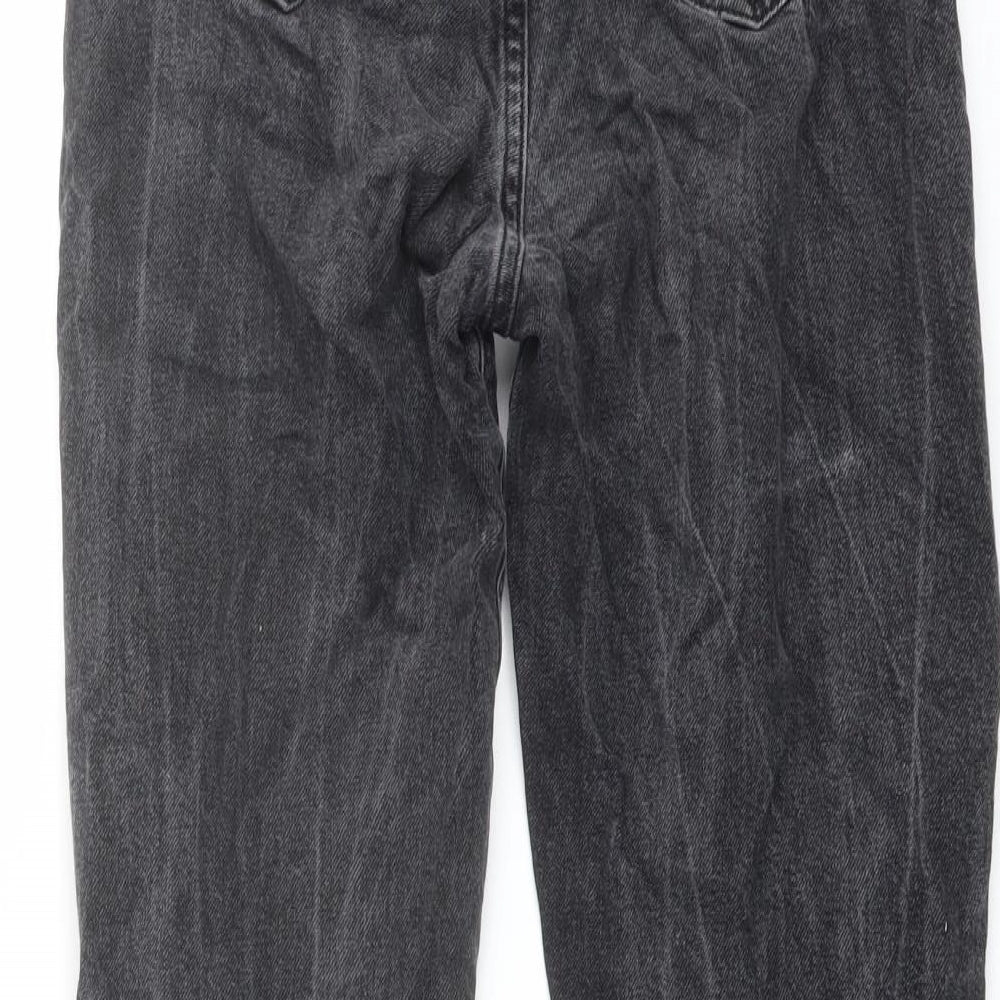 Womens UK Size 6 H&M Regular Fit Tapered Grey Jeans