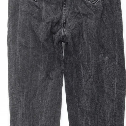 Womens UK Size 6 H&M Regular Fit Tapered Grey Jeans
