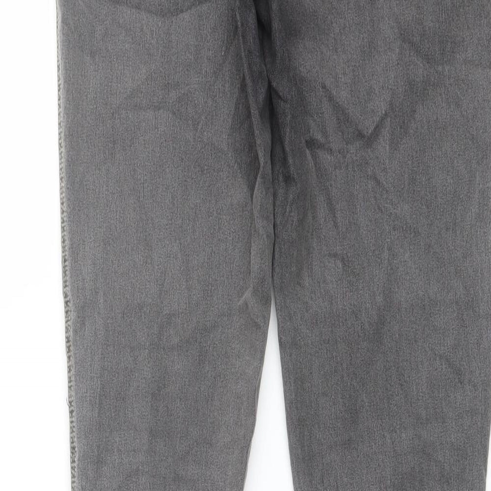 Red Herring Womens Grey Cotton Jegging Jeans Size 14 L29 in Regular