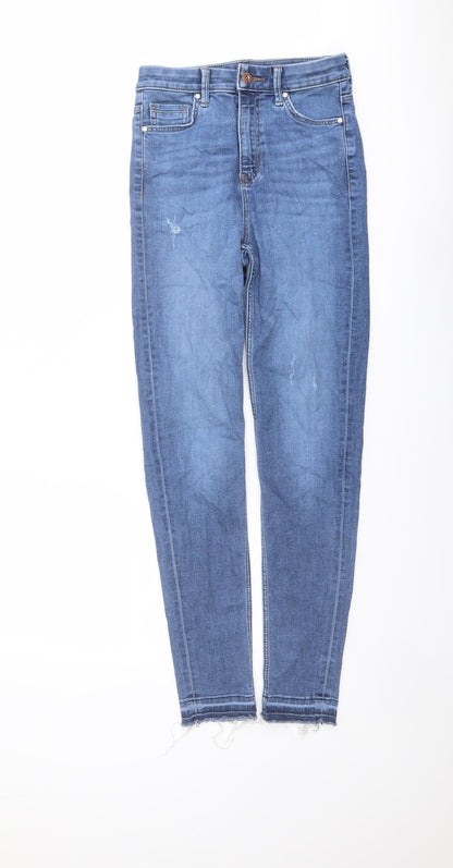 Womens UK Size 6 Marks and Spencer Regular Fit Skinny Blue Jeans