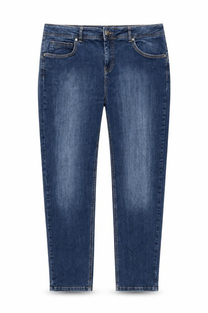 Womens UK Size 34 in Per Una Regular Fit Skinny Blue Jeans