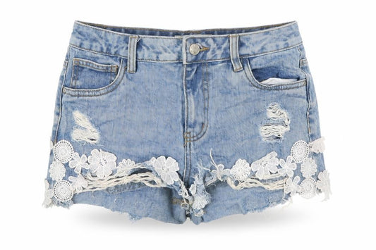 Womens UK Size 10 Denim & Co. Regular Fit Cut-Off Shorts