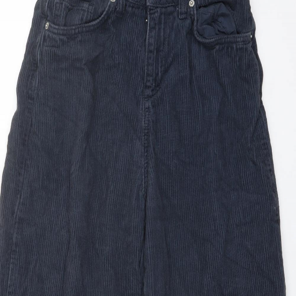 BDG Womens Blue Cotton Trousers Size 28 in L22 in Regular Button