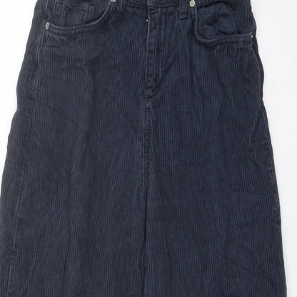 BDG Womens Blue Cotton Trousers Size 28 in L22 in Regular Button