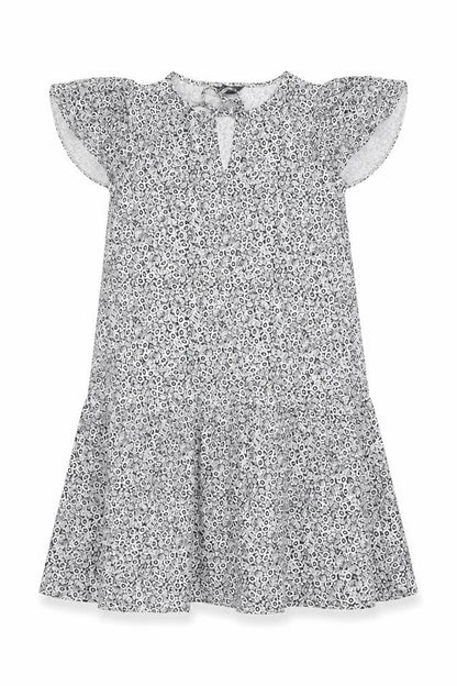 Marks and Spencer Womens White Geometric Viscose Trapeze & Swing Size 12 Round Neck Pullover