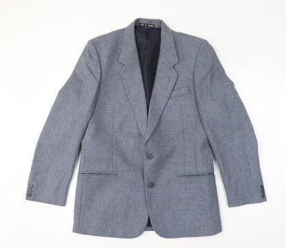 Mens UK Size One Size Hepworths Blue Jacket