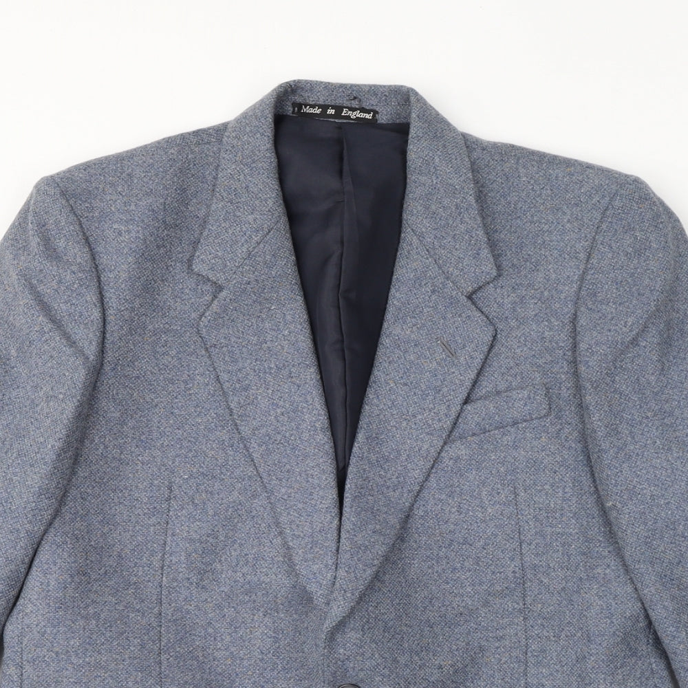 Mens UK Size One Size Hepworths Blue Jacket