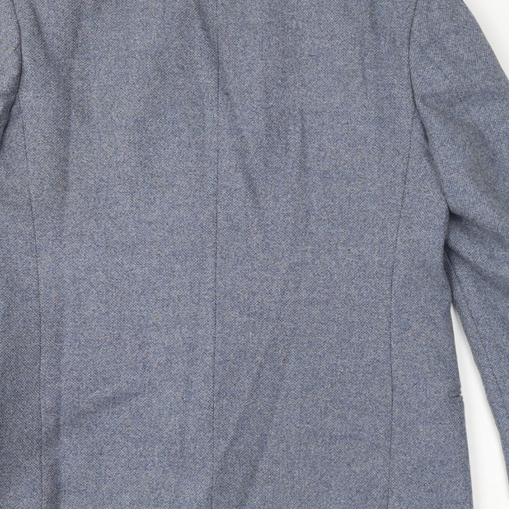 Mens UK Size One Size Hepworths Blue Jacket