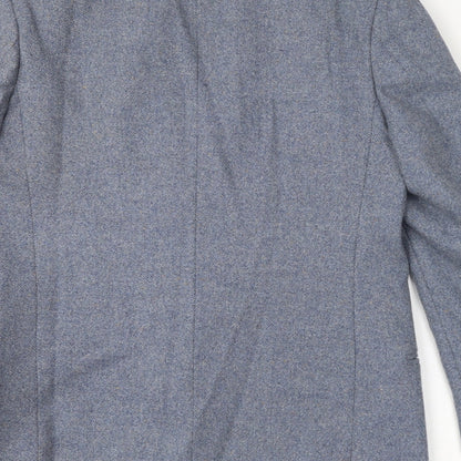 Mens UK Size One Size Hepworths Blue Jacket
