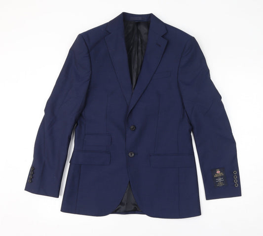 Mens UK Size 36 Marks and Spencer Regular Blue Suit Jacket