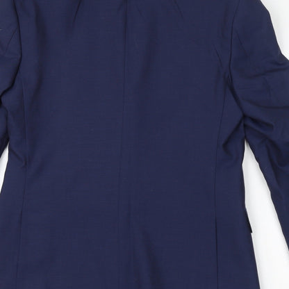 Mens UK Size 36 Marks and Spencer Regular Blue Suit Jacket