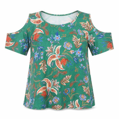 Womens UK Size 8 NEXT Green Basic Blouse