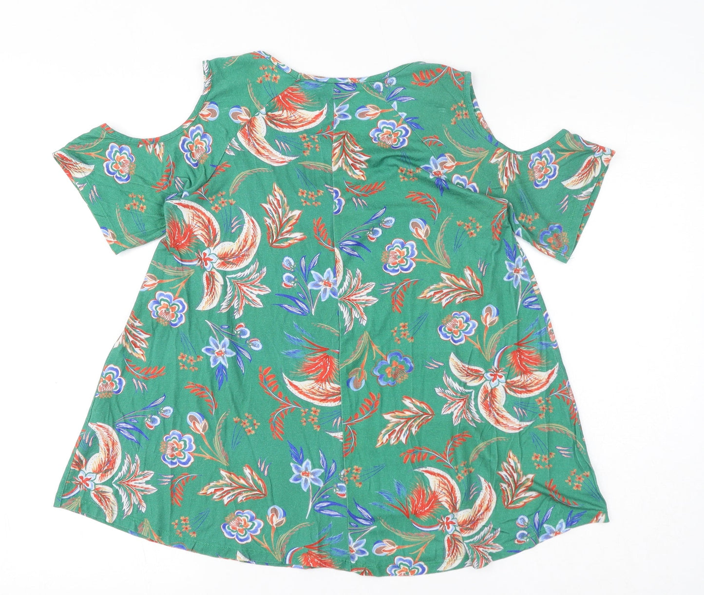 Womens UK Size 8 NEXT Green Basic Blouse