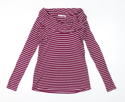 Womens UK Size S JoJo Maman Bébé Pink Basic T-Shirt