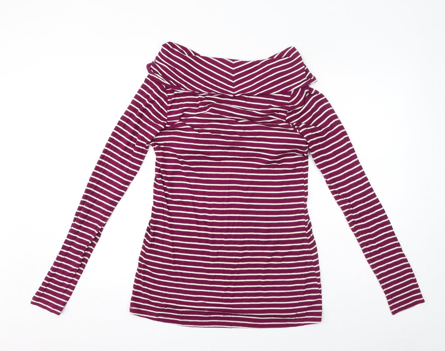 Womens UK Size S JoJo Maman Bébé Pink Basic T-Shirt