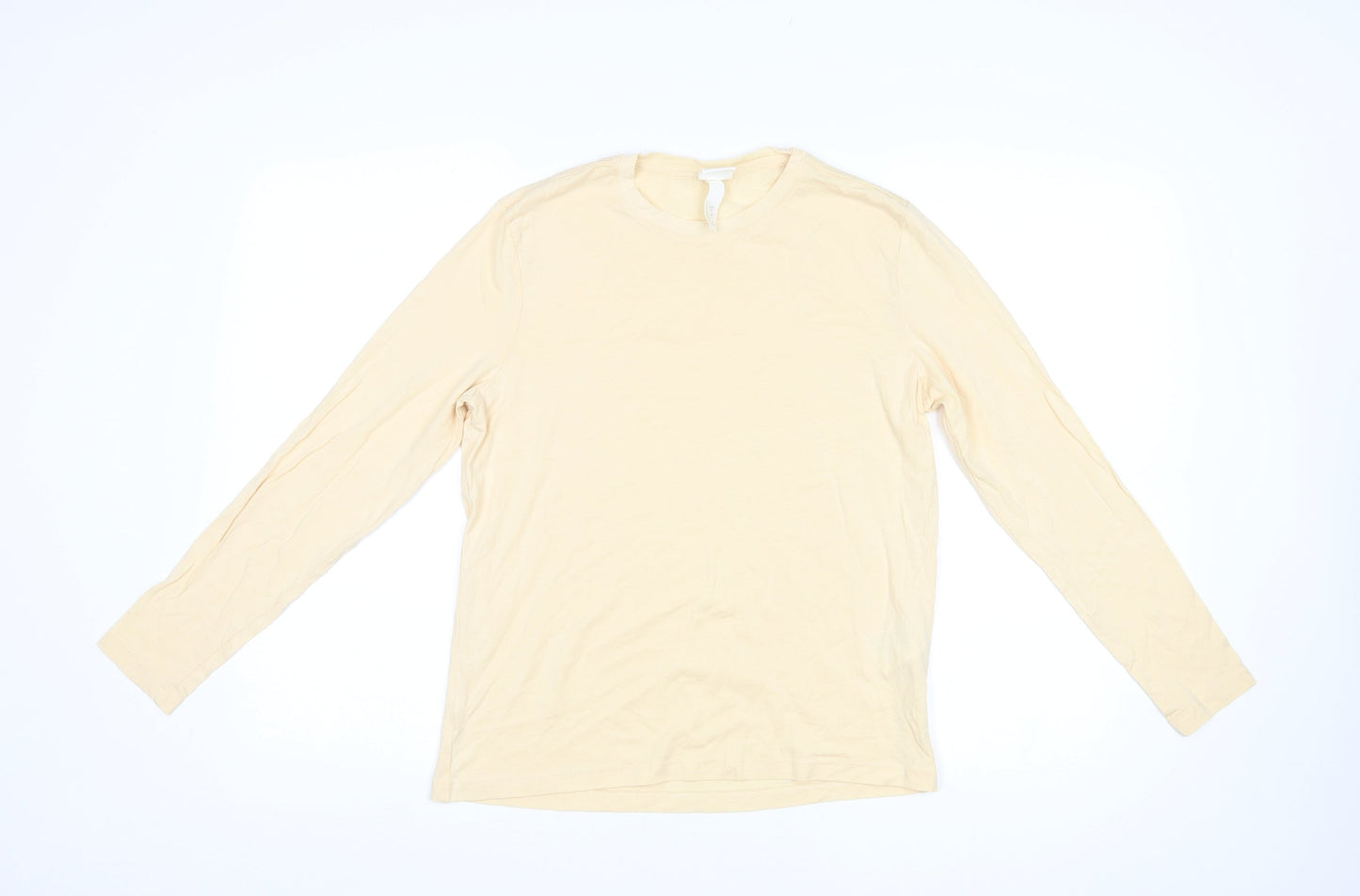 Womens UK Size S H&M Yellow Basic T-Shirt
