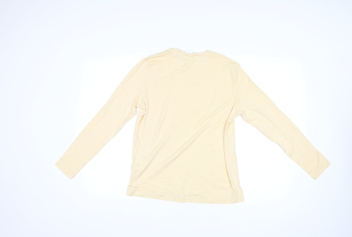 Womens UK Size S H&M Yellow Basic T-Shirt