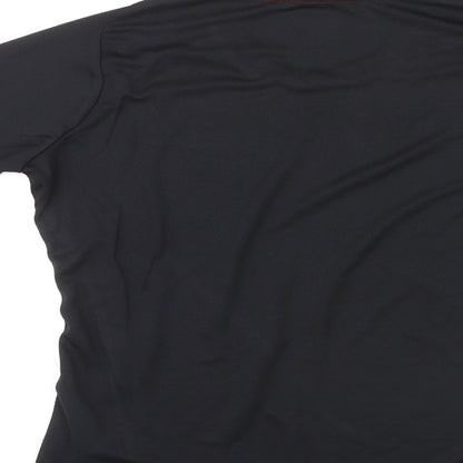 Canterbury Womens Black Polyester Basic Casual Size 8 Round Neck Pullover - Lions
