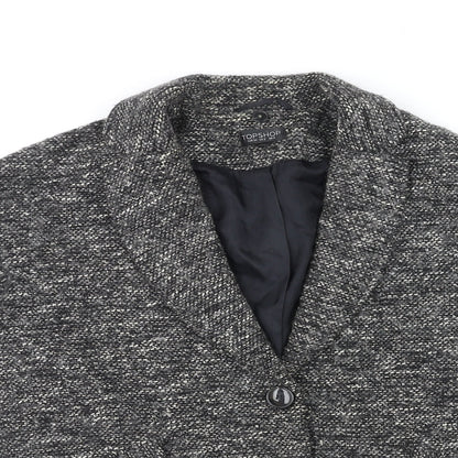 Womens UK Size 6 Topshop Multicoloured Overcoat