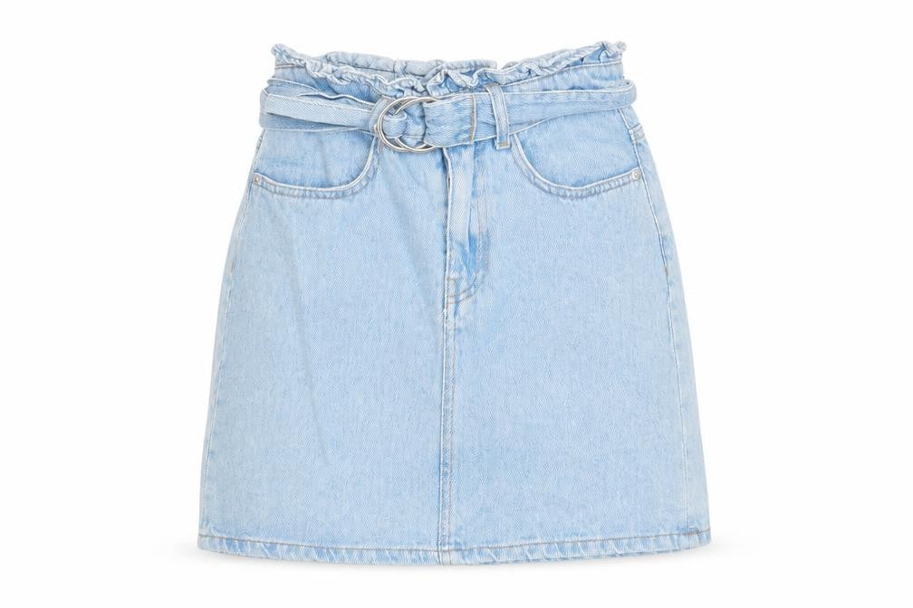 Womens UK Size 4 Divided by H&M A-Line Denim Skirt