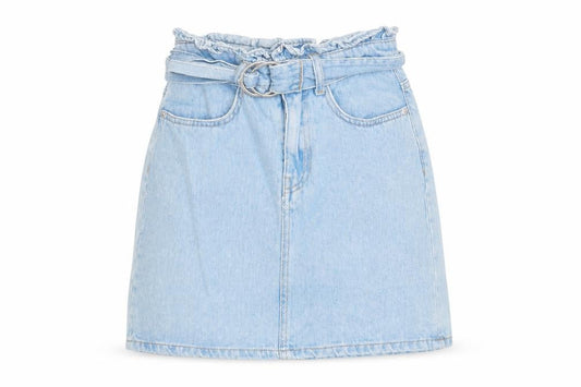 Womens UK Size 4 Divided by H&M A-Line Denim Skirt