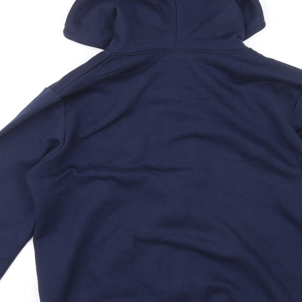 Portugal Mens Blue Cotton Full Zip Hoodie Size M - Madeira