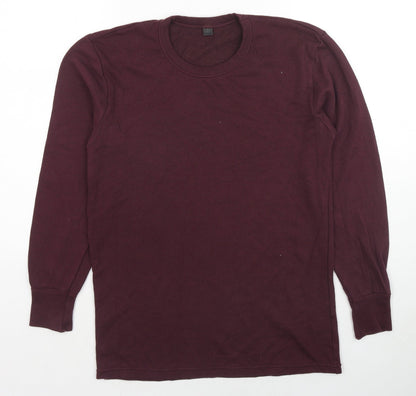 Mens UK Size S Marks and Spencer Red Pullover Sweatshirt