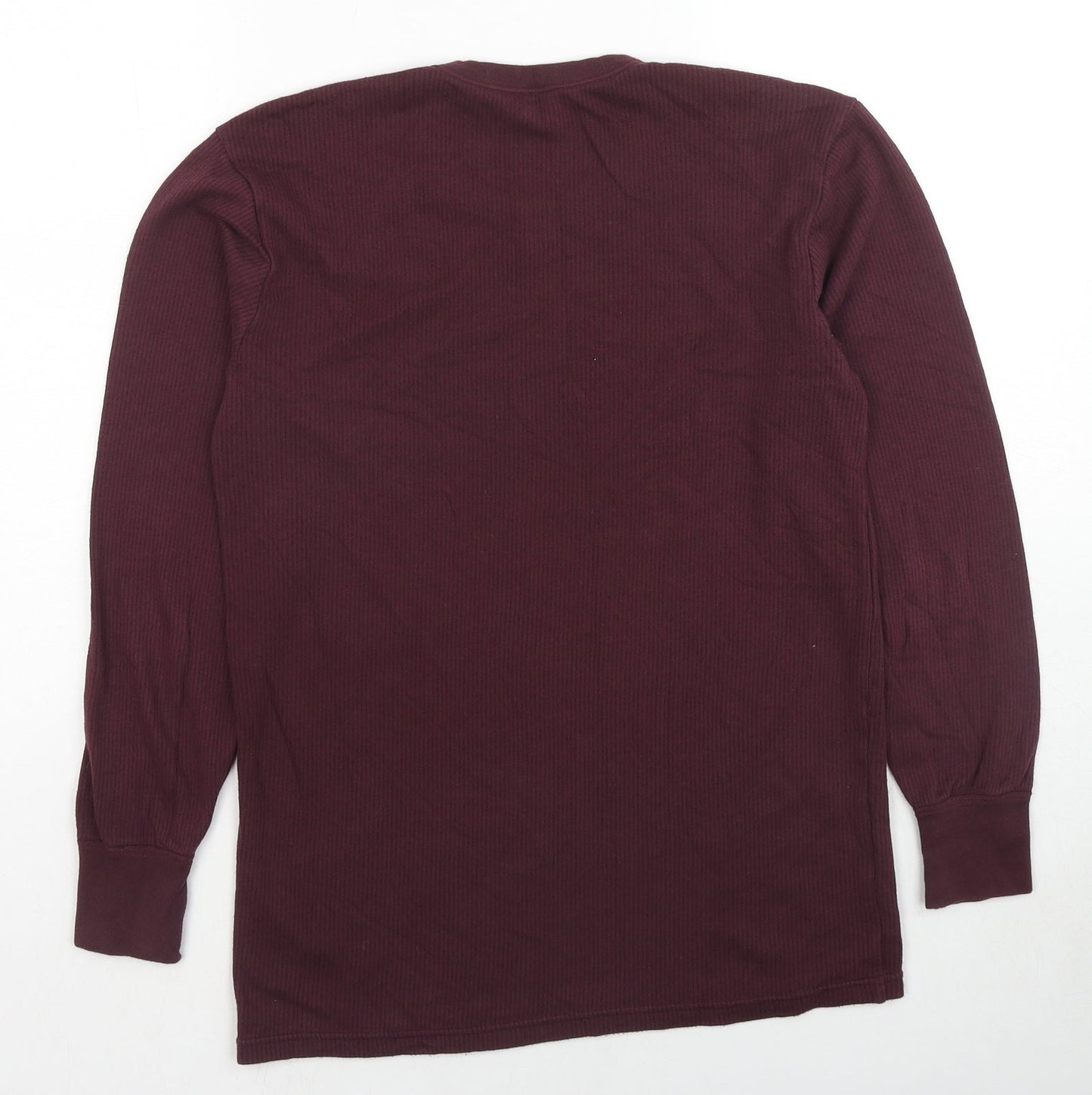 Mens UK Size S Marks and Spencer Red Pullover Sweatshirt