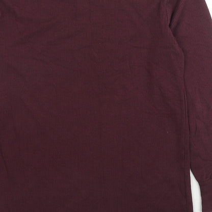 Mens UK Size S Marks and Spencer Red Pullover Sweatshirt