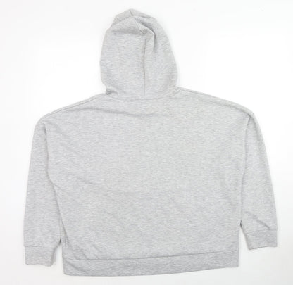 XT Womens Grey Polyester Pullover Hoodie Size 12 Pullover