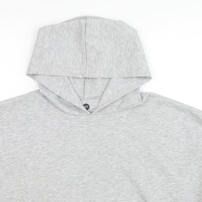 XT Womens Grey Polyester Pullover Hoodie Size 12 Pullover