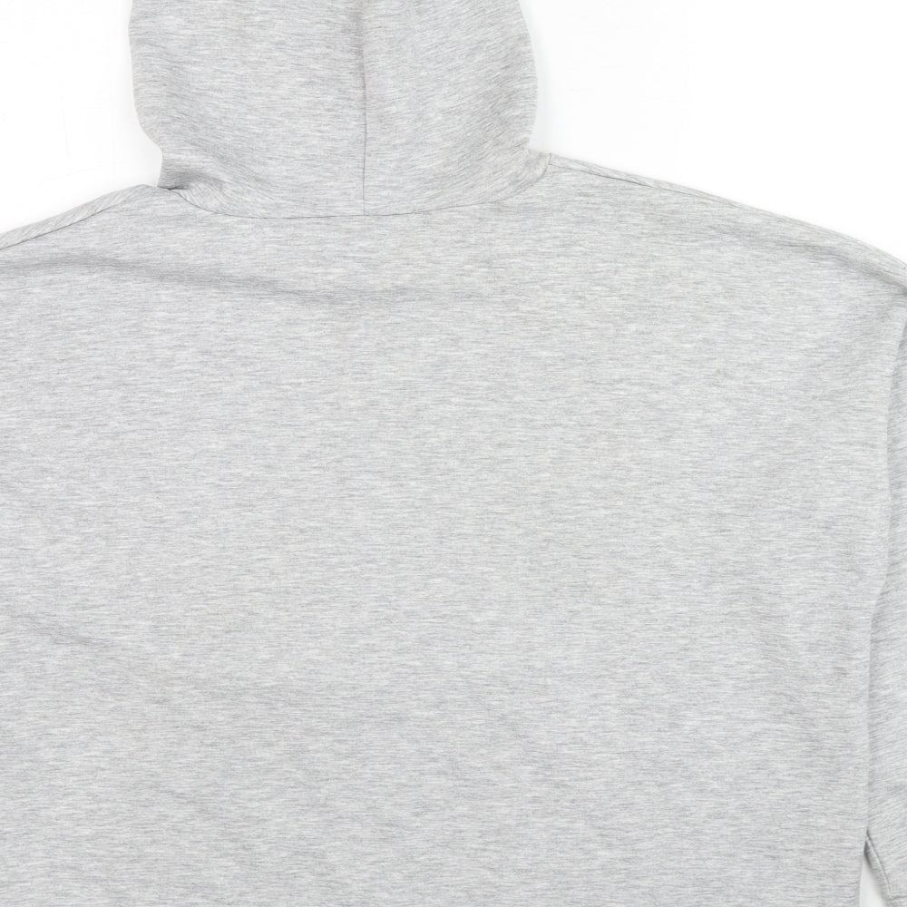 XT Womens Grey Polyester Pullover Hoodie Size 12 Pullover