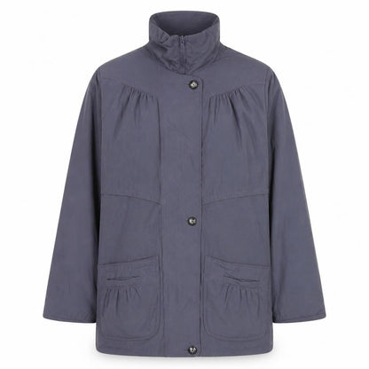 Womens UK Size 10 Telemac Purple Parka Coat