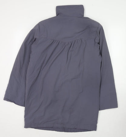 Womens UK Size 10 Telemac Purple Parka Coat