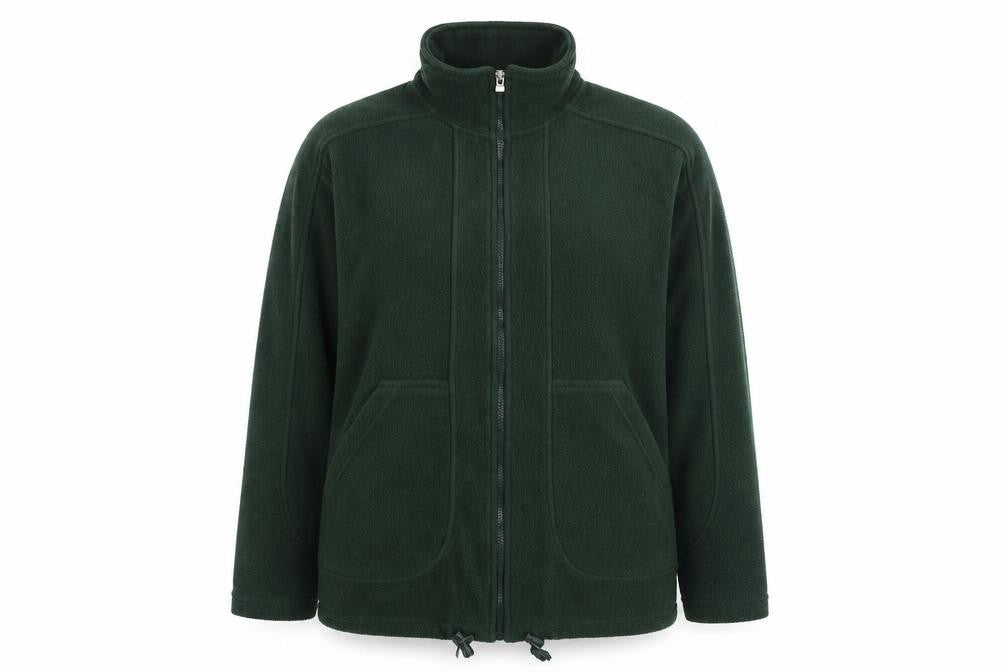 Front view of Fabrizio women’s green jacket, size S, zip -, size S/m