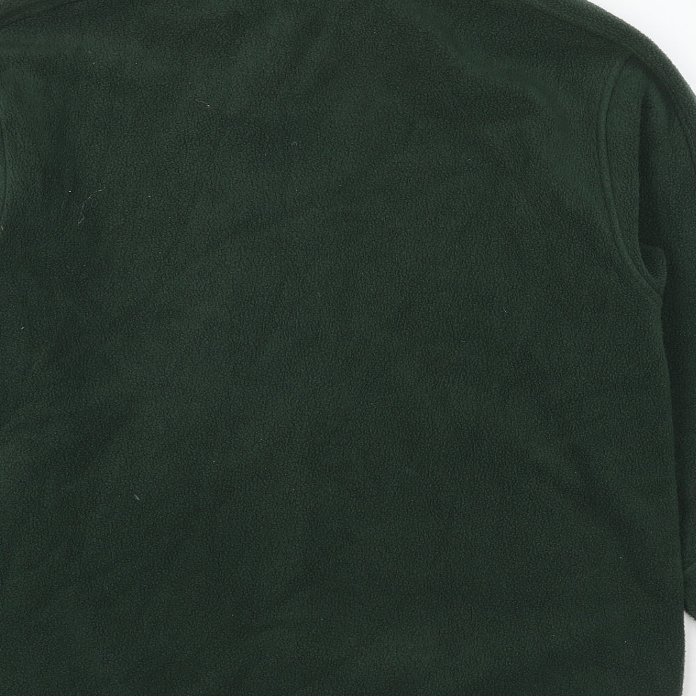 Brand and care label for Fabrizio women’s green jacket, size S, zip -, size S/m
