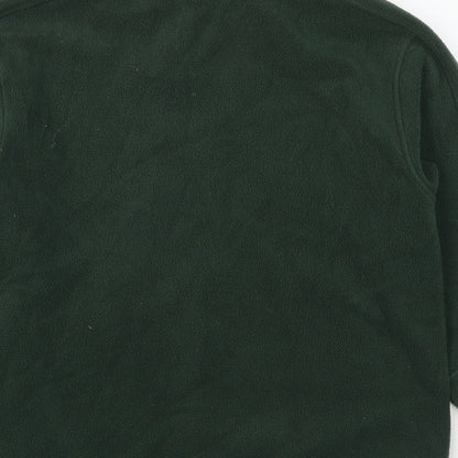 Brand and care label for Fabrizio women’s green jacket, size S, zip -, size S/m