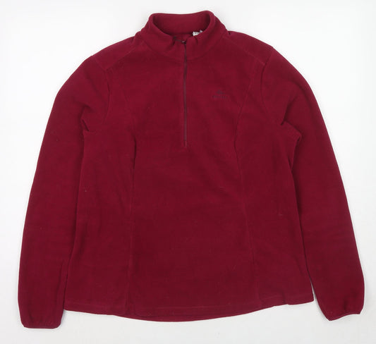 DECATHLON Womens Purple Polyester Pullover Sweatshirt Size XL Pullover