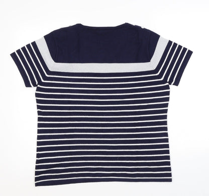 Womens UK Size L Casamia Blue Pullover Jumper