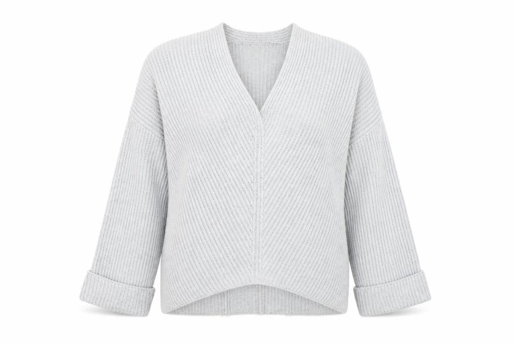 Womens UK Size 14 Topshop Grey Pullover Jumper