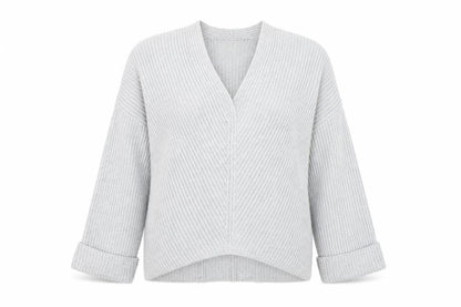 Womens UK Size 14 Topshop Grey Pullover Jumper