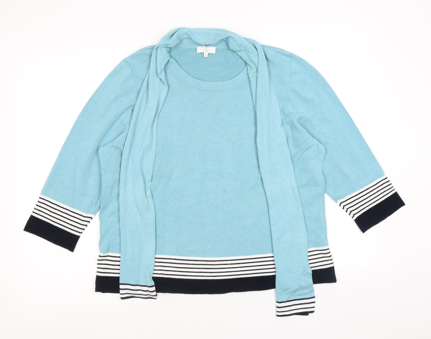 Womens UK Size XL CC Blue Pullover Jumper