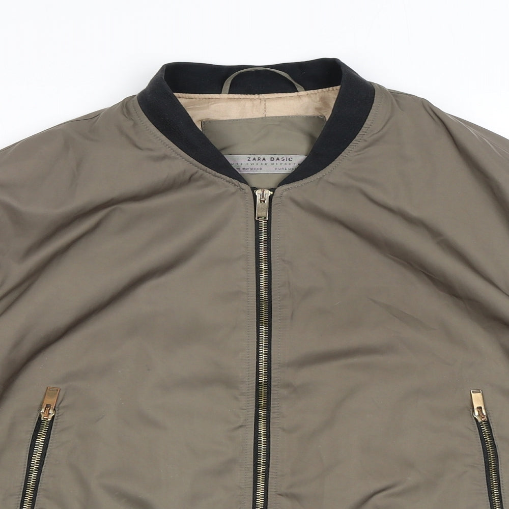 Womens UK Size L Zara Green Jacket