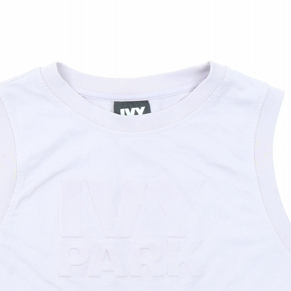 Womens UK Size XS IVY PARK Purple Basic Tank