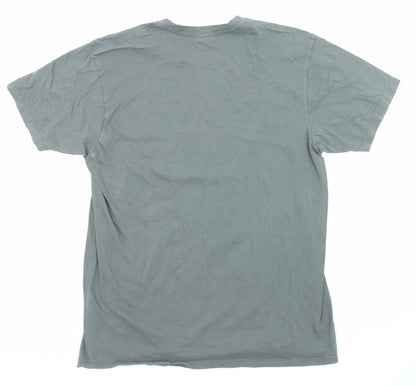 Mens UK Size M Hard Rock Grey  T-Shirt