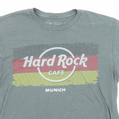 Mens UK Size M Hard Rock Grey  T-Shirt