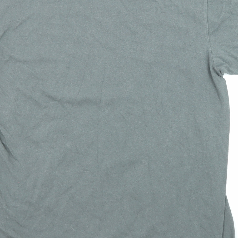 Mens UK Size M Hard Rock Grey  T-Shirt