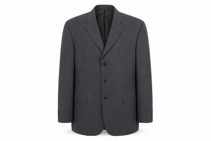 Haggar Mens Black Polyester Jacket Suit Jacket Size 46 Regular