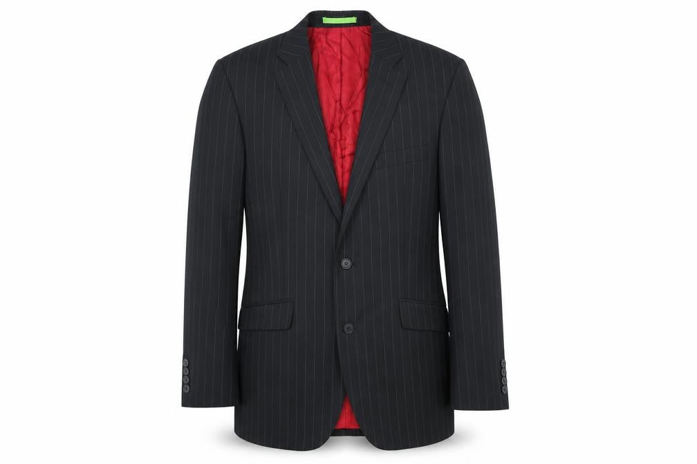 Mens UK Size 38 Limehaus Regular Black Suit Jacket