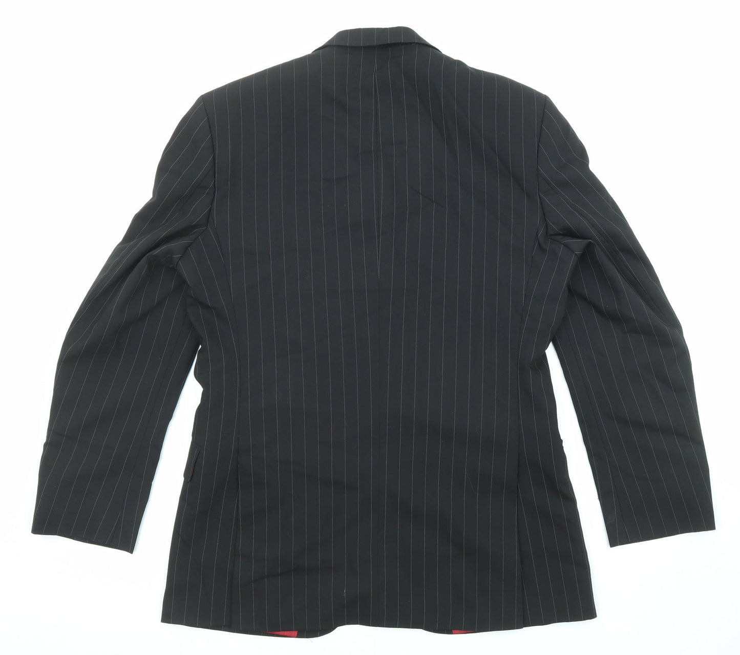 Mens UK Size 38 Limehaus Regular Black Suit Jacket